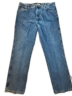 George Strait Wrangler Western 1013MGSHD Men’s Jeans Sz 38x32 Well Cared For